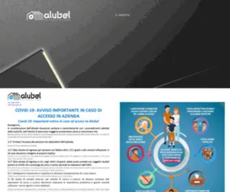 Alubel.it(Coperture metalliche e rivestimenti di facciata) Screenshot