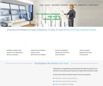 Alucor.co(Ventanas de calidad europea en Colombia) Screenshot