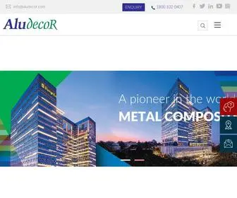Aludecor.com(Our Aluminium Composite Panels (ACP sheets)) Screenshot