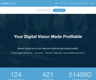 Aluent.com(Aluent Group) Screenshot
