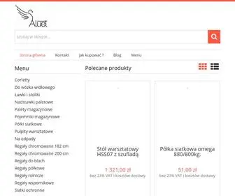 Aluet.com.pl(Meble warsztatowe) Screenshot