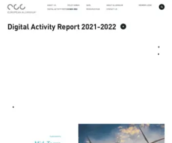 Alueurope.eu(European Aluminium) Screenshot