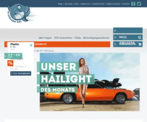 Alufelgen-Hai.de(Alufelgen) Screenshot