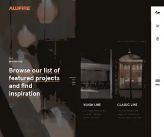 Alufire.com(Fire-resistant systems) Screenshot