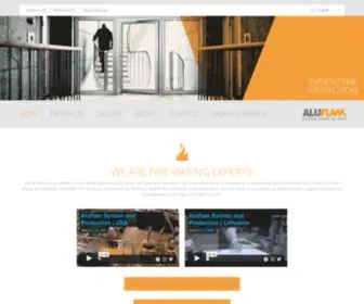 Aluflam.com(Alu Flam) Screenshot