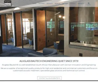 Aluglass.co.za(Aluglass Bautech) Screenshot