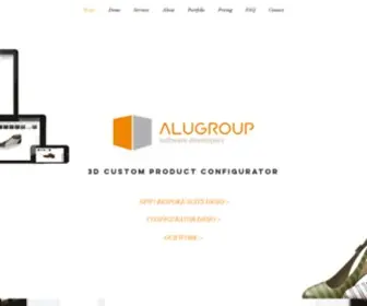 Alugroup.es(AluGroup 3D custom product configurator) Screenshot