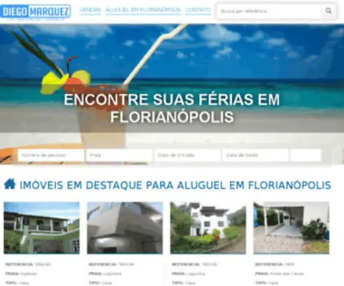 Aluguelnatemporada.com.br(Aluguel de Temporada em Florianópolis) Screenshot