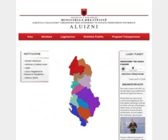 Aluizni.gov.al(Aluizni) Screenshot