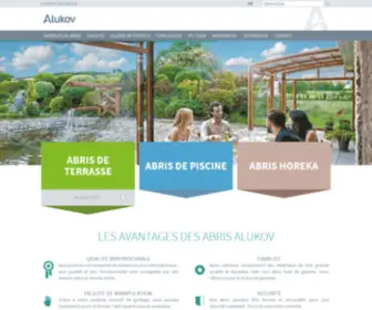 Alukov.fr(Abris de piscine et abris de terrasse de Alukov France) Screenshot