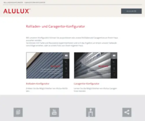 Alulux-Konfigurator.de(Alulux Konfigurator) Screenshot