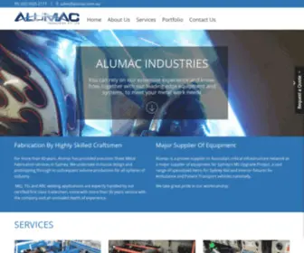 Alumac.com.au(Alumac Industries) Screenshot