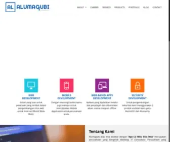 Alumagubi.co.id(Alumagubi Raya Indonesia) Screenshot