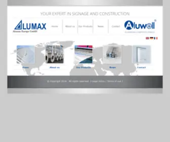 Alumaxeurope.com(Alumax Europe) Screenshot