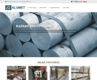 Alumet.net(Alumet Alüminyum LTD) Screenshot