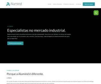 Alumind.com.br(Extrusão de Perfil de Alumínio) Screenshot