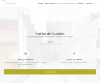 Aluminek.mx(Perfiles de Aluminio) Screenshot