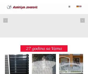 Aluminijumjovanovic.rs(Sloga) Screenshot