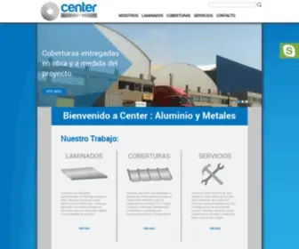 Aluminiocenter.com.pe(Center) Screenshot