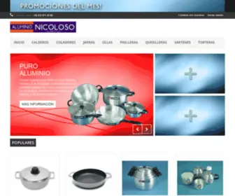 Aluminionicoloso.com(Aluminio) Screenshot