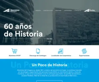 Aluminios.com(Aluminios del uruguay es) Screenshot