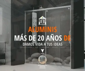 Aluminisratri.com(Cerramientos y Carpintería de Aluminio en Tarragona) Screenshot