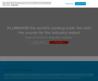 Aluminium-Messe.com(ALUMINIUM Exhibition) Screenshot