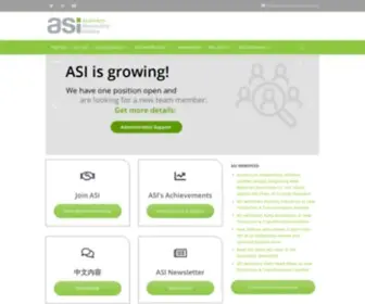 Aluminium-Stewardship.org(ASI Home) Screenshot