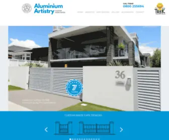 Aluminiumartistry.co.nz(Aluminium Artistry) Screenshot