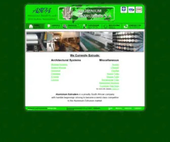 Aluminiumextruderssa.co.za(Aluminium Extruders) Screenshot