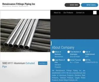 Aluminiumind.com(Renaissance Fittings Piping Inc) Screenshot