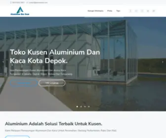 Aluminiumkacadepok.com(Toko Aluminium Dan Kaca) Screenshot