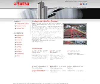 Aluminiumprofilesraesa.com(Aluminium profiles) Screenshot