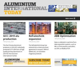 Aluminiumtoday.com(Aluminium International Today) Screenshot