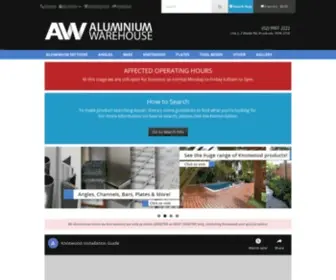 Aluminiumwarehouse.com.au(Aluminium Warehouse) Screenshot