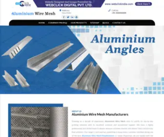 Aluminiumwiremesh.in(Aluminium Wire Mesh Manufacturers) Screenshot