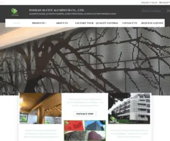 Aluminumcladdingpanel.com(Quality Aluminum Cladding Panel & Aluminium Solid Panel factory from China) Screenshot