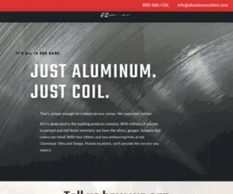 Aluminumcoilsinc.com(Aluminum Coils) Screenshot