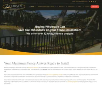 Aluminumfencesdirect.com(Aluminum Fence) Screenshot