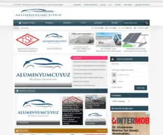 Aluminyumcuyuz.com(Alüminyum Üzerine Herşey) Screenshot