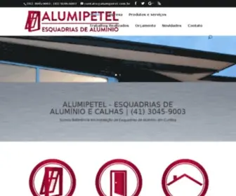 Alumipetel.com.br(Estruturas em alumínio) Screenshot