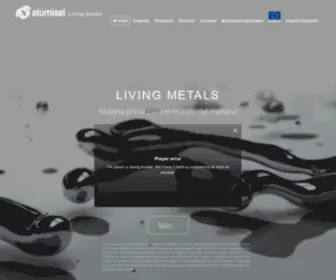 Alumisel.com(Living metals) Screenshot