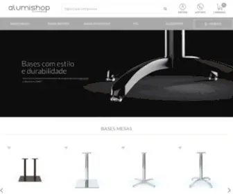 Alumishop.com.br(A maior loja de acessórios em alumínio e aço para o setor moveleiro) Screenshot