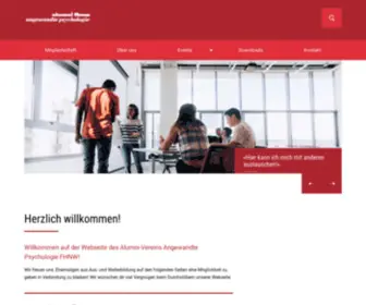 Alumni-APS.ch(Alumni FHNW Angewandte Psychologie) Screenshot