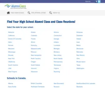 Alumniclass.com(Find High School Classmates) Screenshot