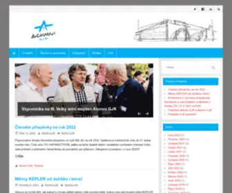 Alumnigjk.cz(Alumni GJK z.s) Screenshot