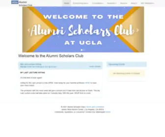 Alumnischolarsclub.org(Alumni Scholars Club) Screenshot