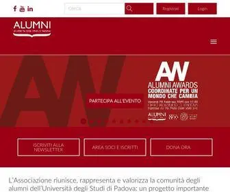 Alumniunipd.it(Il portale dell'Associazione Alumni dell'Universit) Screenshot