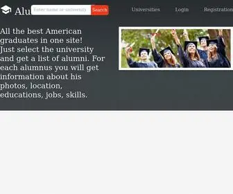 Alumnius.net(You will find lots of information about the alumnus you want to see. For example) Screenshot