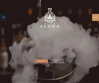 Aluna.uk.com(Home) Screenshot